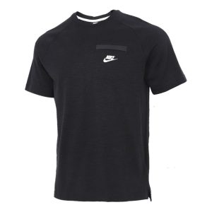 Nike Sports Training Loose Breathable Round Neck Short Sleeve Black CZ9867-010