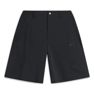 Li-Ning Label Logo Shorts 'Black' AKST439-1