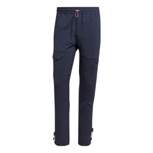 Men's adidas X-City Pant Solid Color Multiple Pockets Design Drawstring Lacing Sports Pants/Trousers/Joggers Navy Blue HK4480
