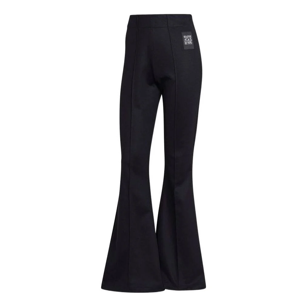 (WMNS) adidas x Karlie Kloss Flared Pants Asia Sizing 'Black' HB1451