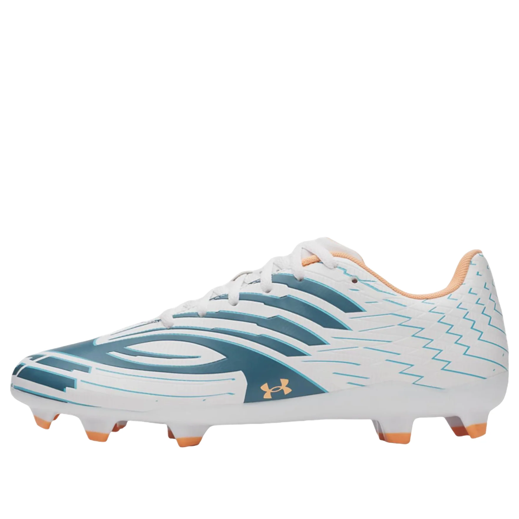 Under Armour Shadow Select 4 FG 'White Boundless Blue Orange Bloc' 6006230-100