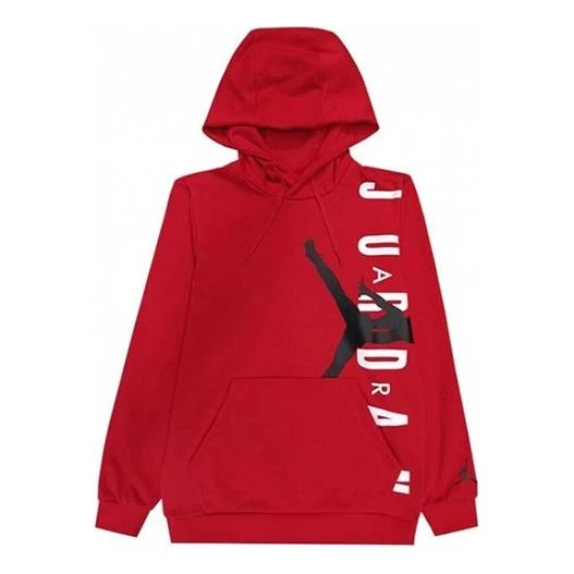 Men's Air Jordan Athleisure Casual Sports Pullover Red CV5482-687