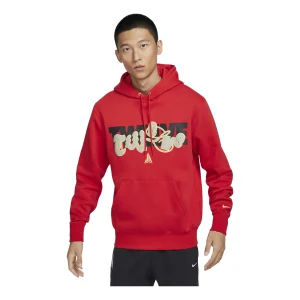 Nike Ja Club Fleece Basketball Hoodie Asia Sizing 'University Red Gold' FZ1039-657