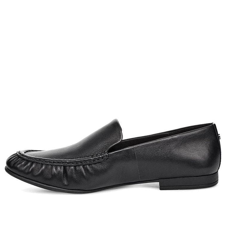 (WMNS) UGG Vivian Leather Loafer 'Black' 1104714-BLK