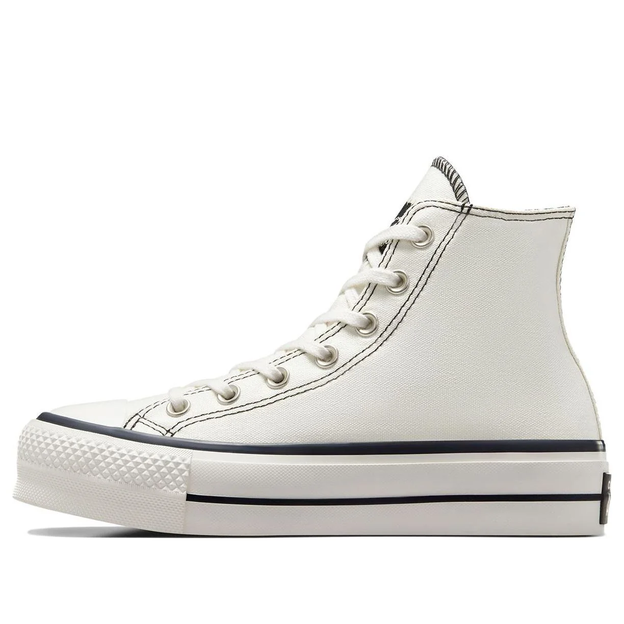(WMNS) Converse Chuck Taylor All Star Lift Platform Hi Shoes 'White Black' A07113C
