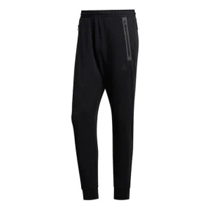 adidas M Pnt Sj Reg Zipper Casual Sports Pants Black FT2841