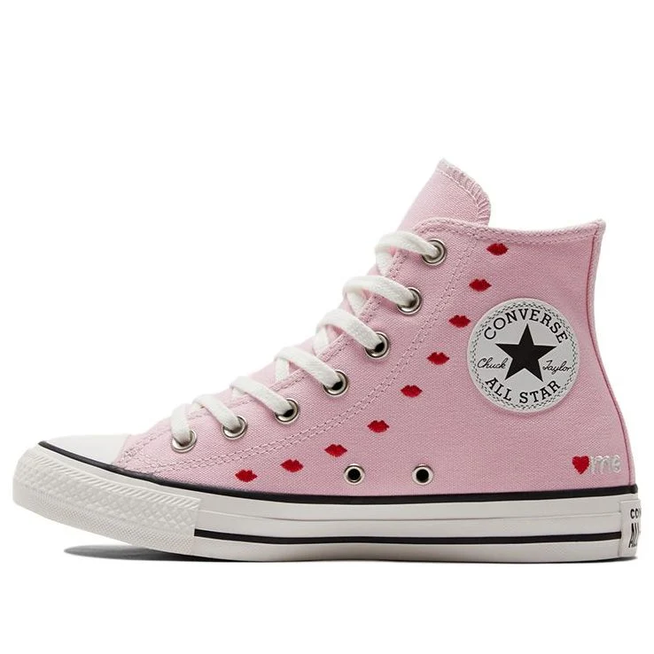 (WMNS) Converse Chuck Taylor All Star High 'Embroidered Hearts' A01603C