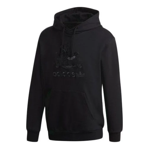 adidas x Disney Crossover Goofy Hoody Embroidered Pullover Black GD6022