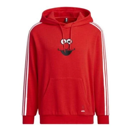 adidas neo x SESAME STREET Crossover Limited U Ss Hdy Elmo Casual Sports Stripe Red HD7300