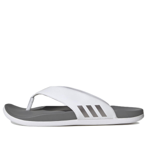 (WMNS) adidas Adilette Comfort Flip Flop 'White Grey' HQ4459