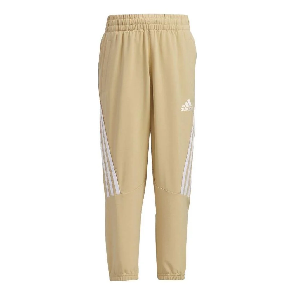 (PS) adidas 3-Stripe Quick-Dry Sports Pants 'Tan' IA8251