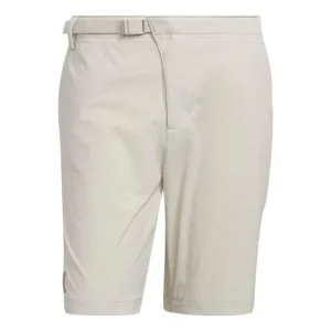 adidas Solid Color Side Belt Straight Shorts Men's Creamy White HS5622