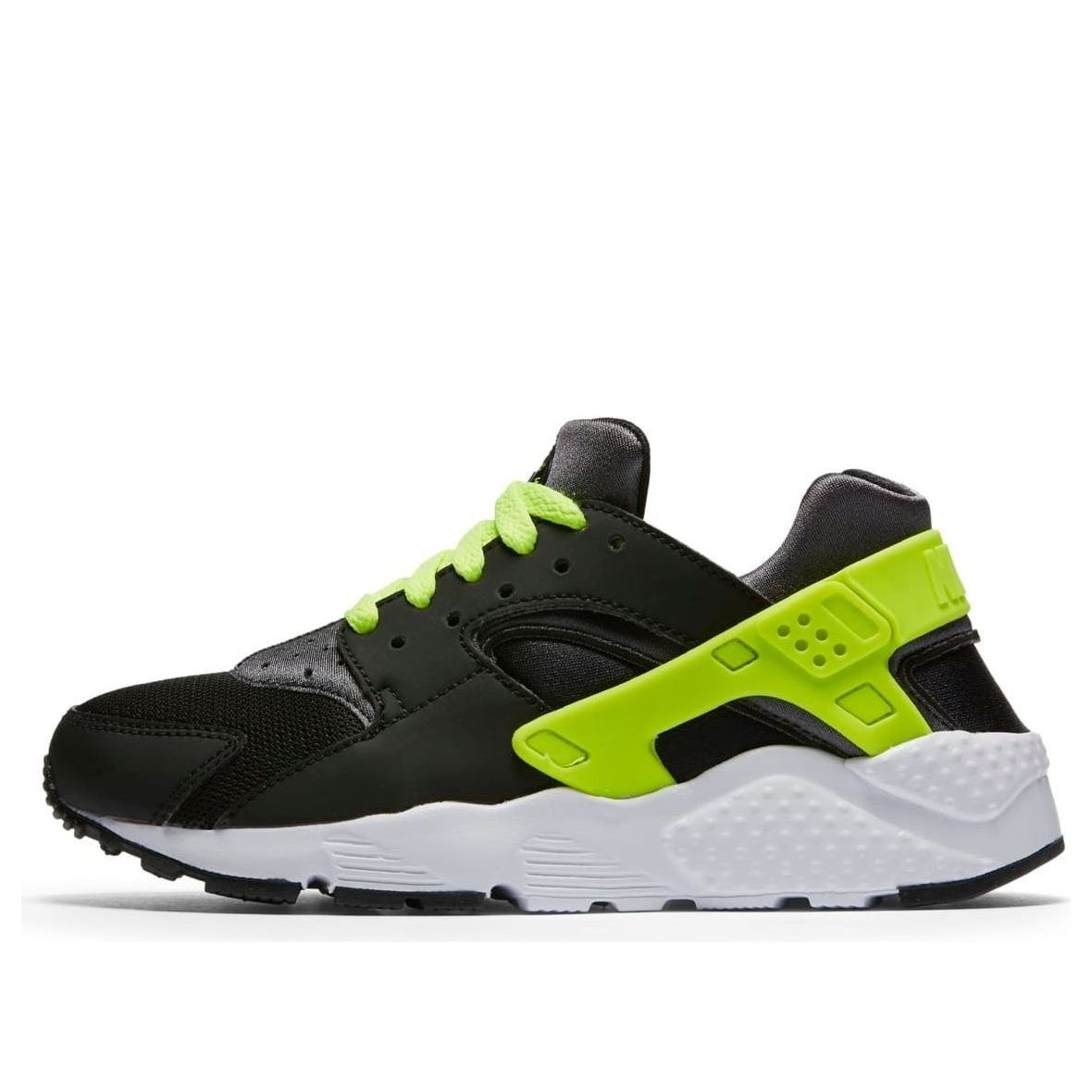 (GS) Nike Air Huarache 'Black Green White' 654275-017