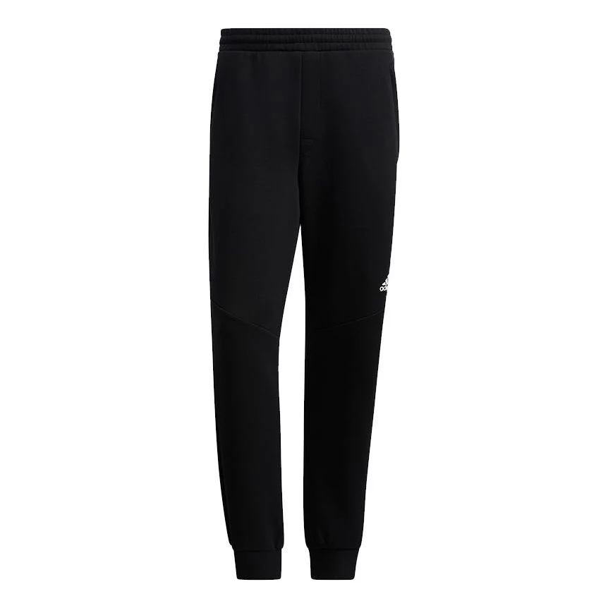 Men's adidas Fi Kn Slim Pnt Logo Sports Pants/Trousers/Joggers Black H39353