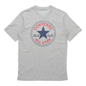 Converse Chuck Taylor All Star Classic Round Neck Short Sleeve 'Gray' 10007887-A03