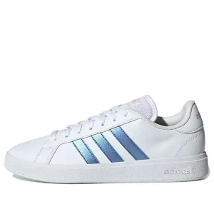 (WMNS) adidas Grand Court 2.0 'White Metallic Blue' HP2591