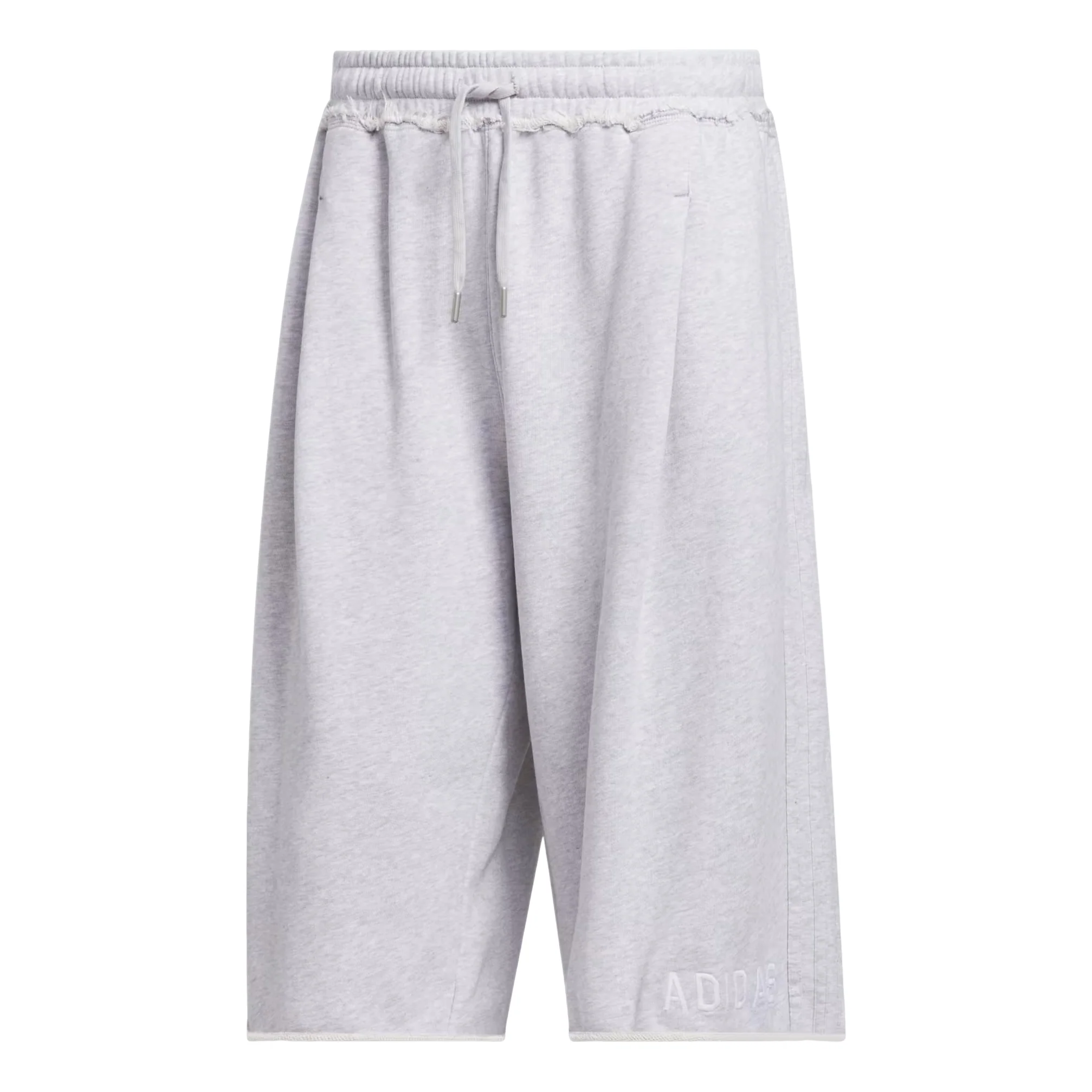 adidas Graphic Sweatshorts Asia Sizing 'Light Grey Heather' KT7876