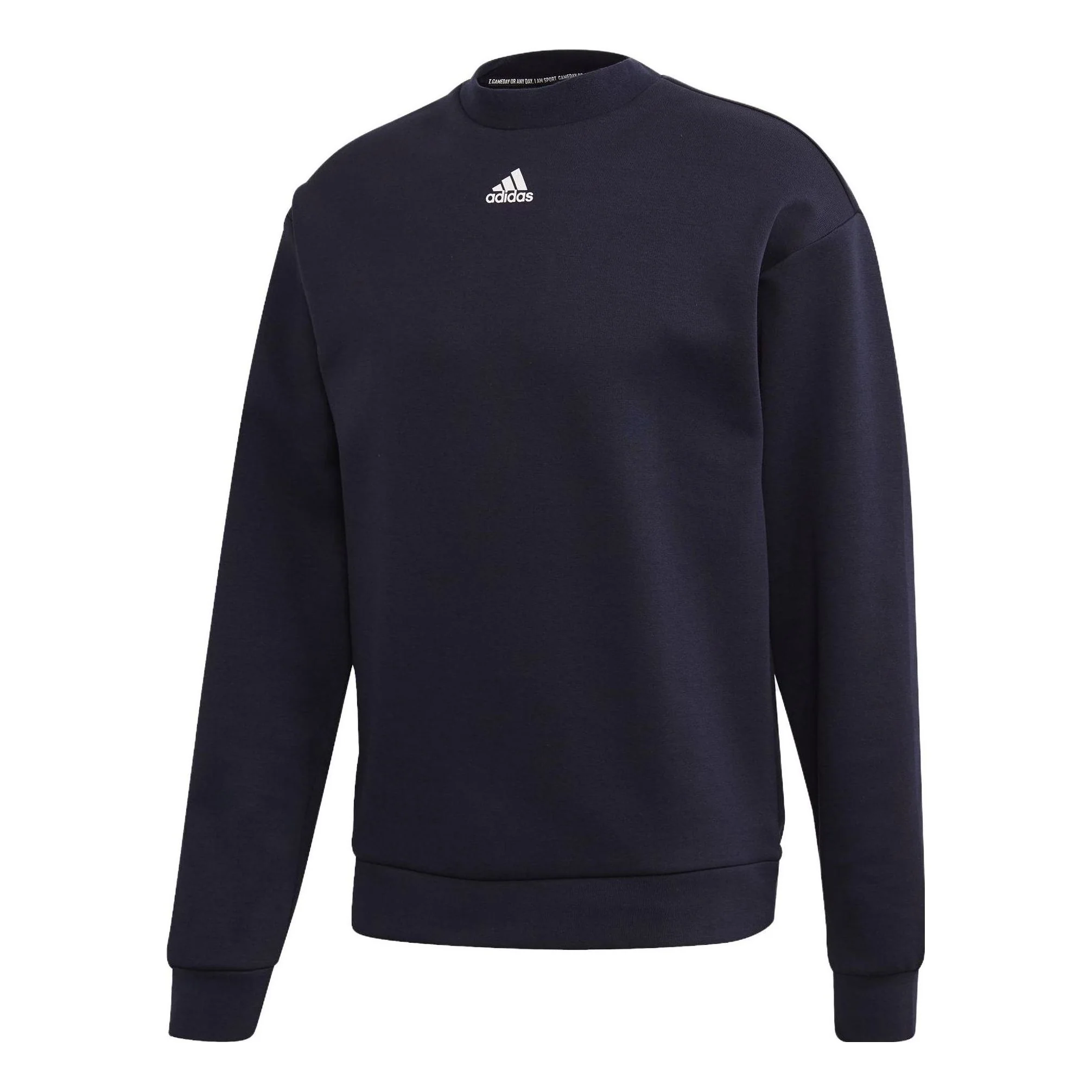 adidas Must Haves Long Sleeve Sweatshirt 'Navy' FI7952