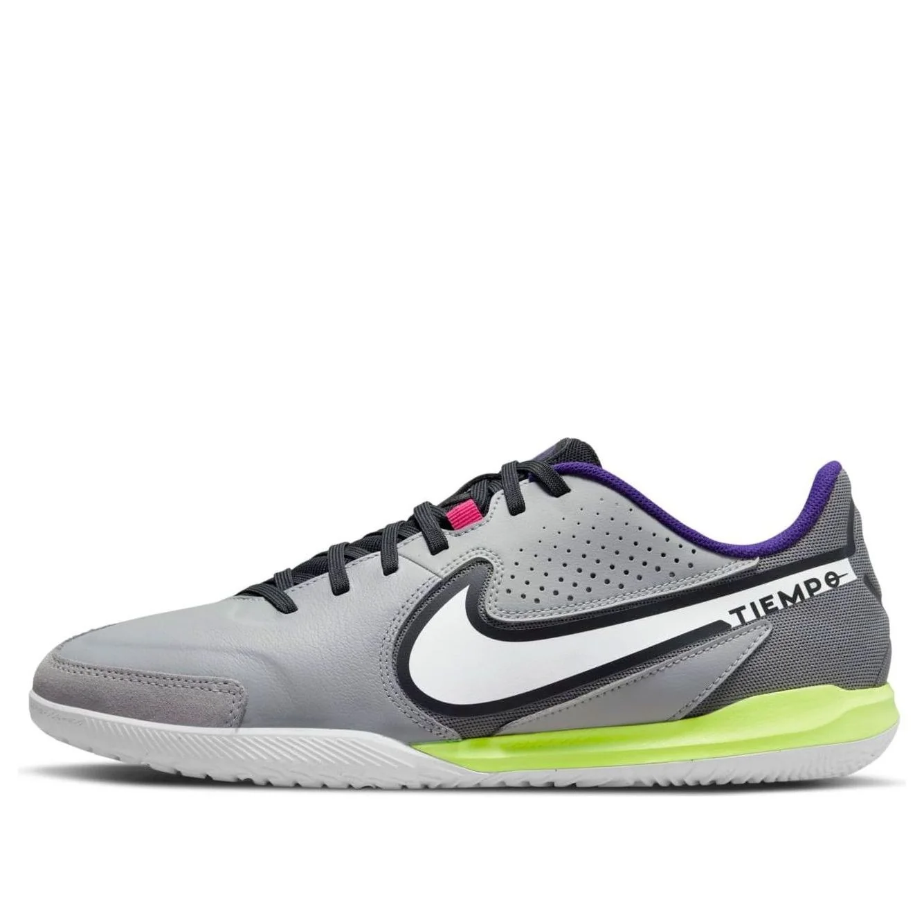 Nike Tiempo Legend 9 Academy IC 'Light Smoke Grey Volt' DA1190-017