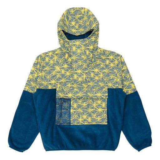 Men's Nike x ACG Contrast Color Stitching Half Zipper Fleece Sports Pullover Travel Yellow CK3107-432