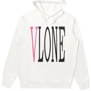 VLONE Staple Logo Hoodle 'White PInk' VLHD21003