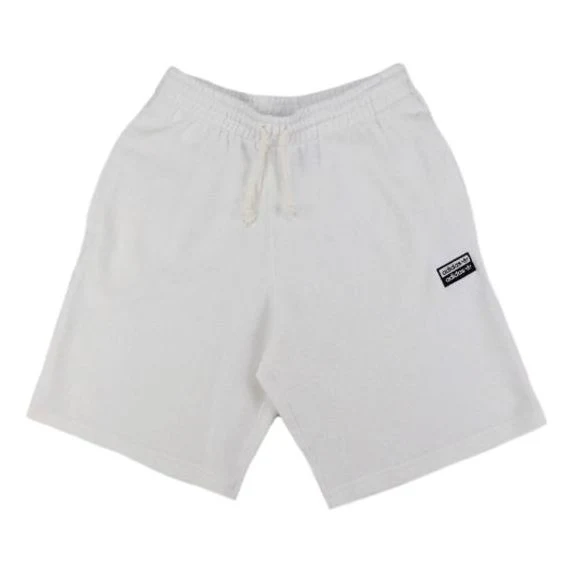adidas originals Logo Sports Shorts White FM2264