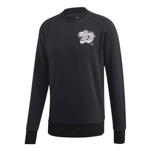 adidas Juventus Soccer/Football Sports Pullover Knit Black FI4887