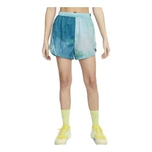(WMNS) Nike Dri-FIT Repel Mid-Rise 3 Brief-Lined Trail Running Shorts with Pockets 'Blue Teal' DX1021-085