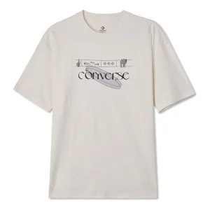 Converse Logo T-Shirt Asia Sizing 'White' 10024870-A01