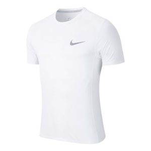 Nike Miler Running Tops Quick Dry Short Sleeve White AT3952-100
