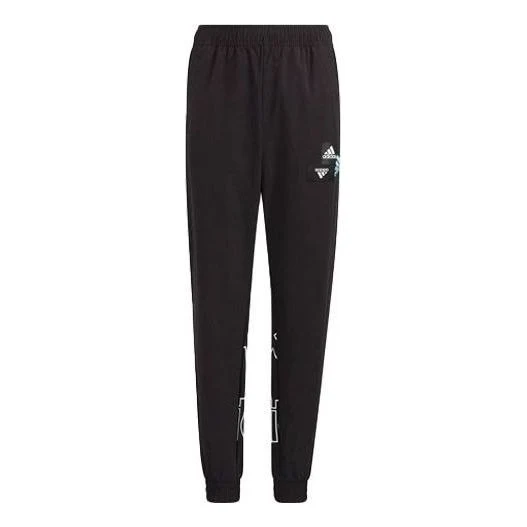 (GS) adidas Long Woven Pants 'Black' HM5228