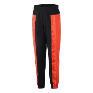 adidas originals Splicing Casual Bundle Feet Sports Pants Black FM2283