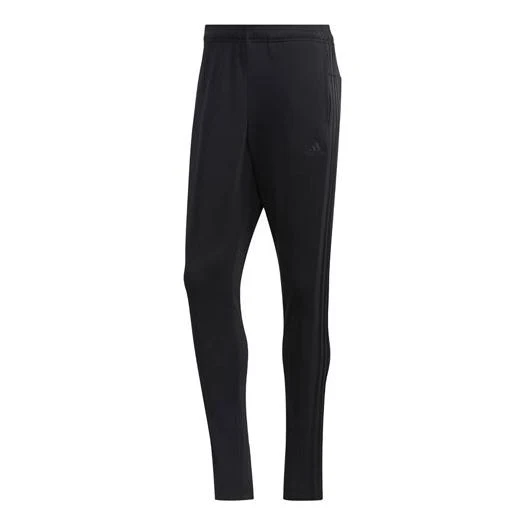 adidas Men's Sports 3-stripe Knitted Pants Black FM5359