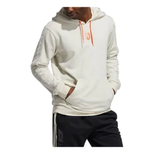 Men's adidas Dame Vis Hood Embroidered Pattern Basketball Sports Ivory GT0215