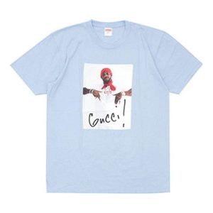 Supreme FW16 Gucci Mane Light Blue Tee SS18-0227