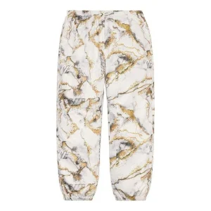 Supreme Marble Track Pants 'White Gold Black' SUP-FW20-077