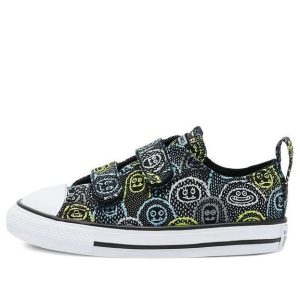 (TD) Converse Chuck Taylor All Star Low Top 'Black White Blue' 769305C