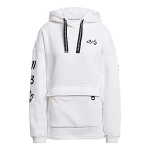 (WMNS) adidas originals Vday Hoodie 'White' H39033
