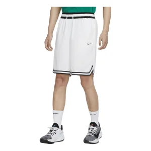 Nike Dri-Fit DNA Logo Printing Stripe Drawstring Lacing Sports Shorts White DH7161-100