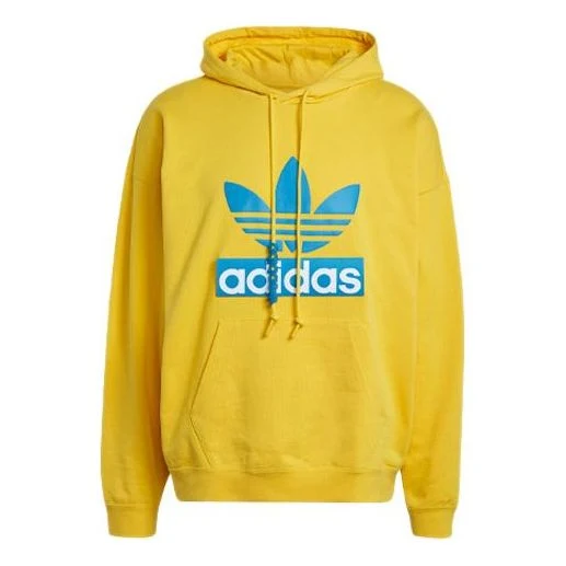 adidas originals Big Trfl Logo Pattern Sports Yellow H36281