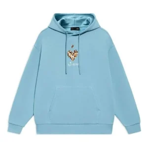 Li-Ning Sports Fashion Series Casual hooded Sports Pullover Hoodie 'Blue' AWDS593-3