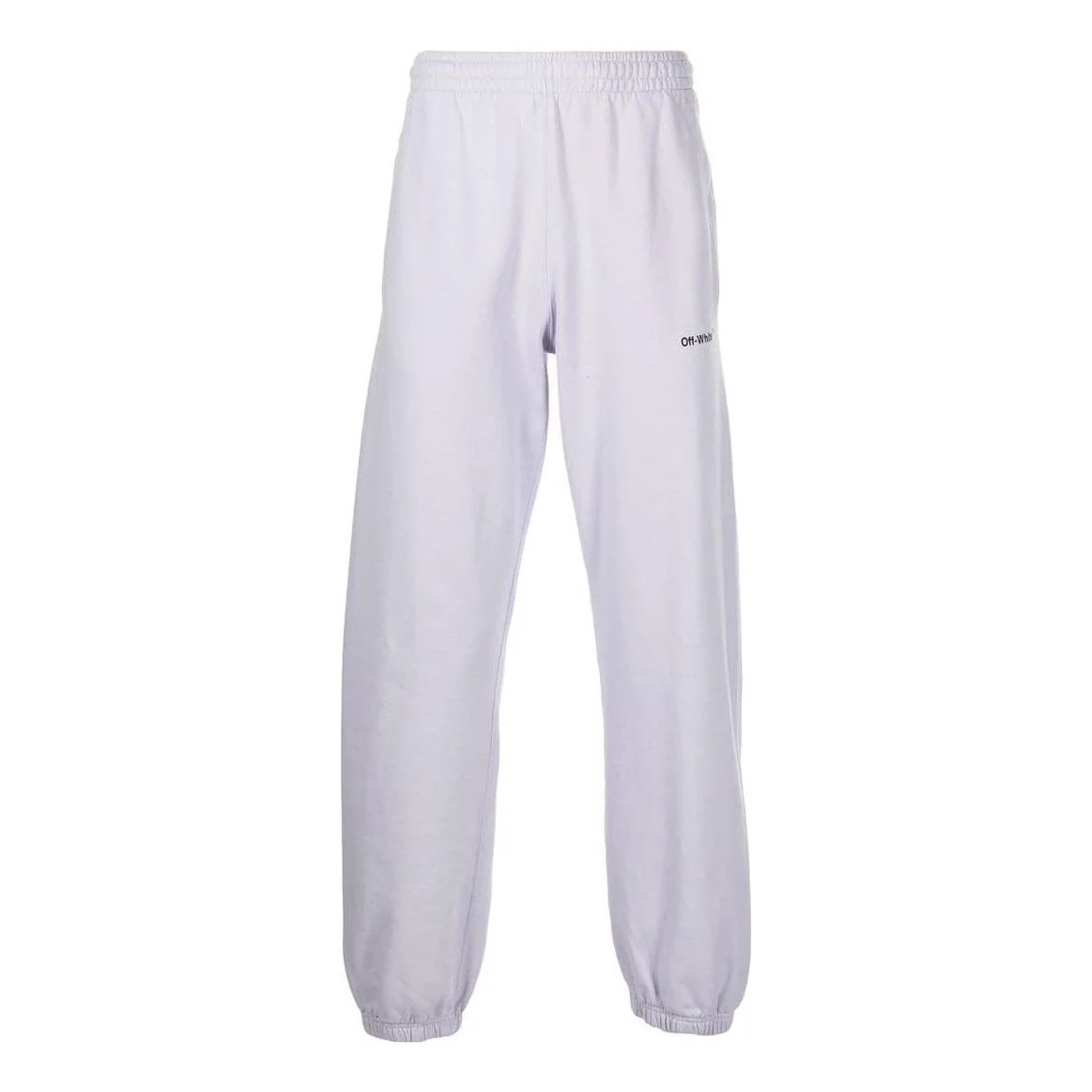 Men's Off-White SS22 Iconic Twill Printing Sports Pants/Trousers/Joggers Version Light Grey OMCH029F22FLE0043610