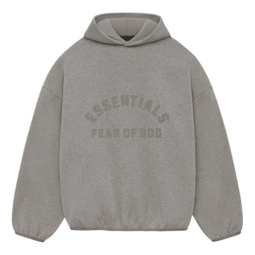 Fear of God Essentials Nylon Fleece Hoodie 'Heather Grey Dust' 202SU244311F