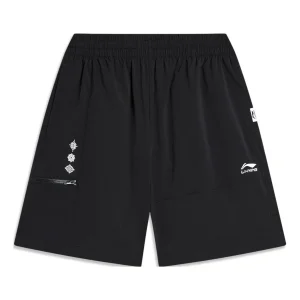 Li-Ning Chinese Culture Graphic Shorts 'Black' AKST421-2