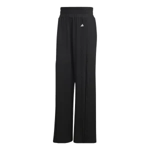 (WMNS) adidas Studio Logo Pants 'Black' HS8123