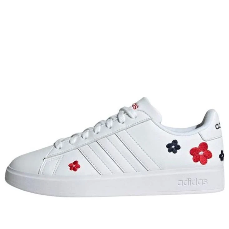 (WMNS) adidas Grand Court Cloudfoam 'Floral Embroidery' HP9416