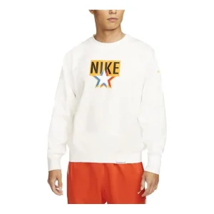 Nike front logo sweatshirt 'Beige' DV7975-133