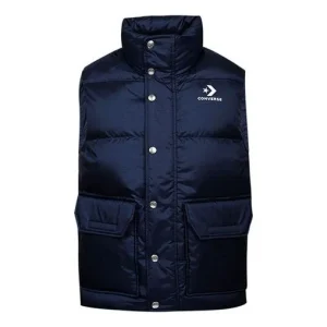 Converse Down Puffer Vest Asia Sizing 'Navy' 10006881-A02