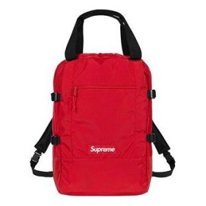 Supreme Tote Backpack 'Red Black White' SUP-SS19-915
