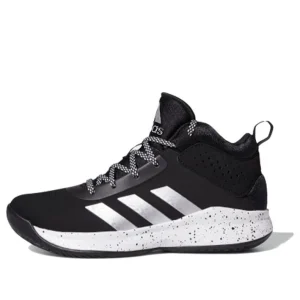 (PS) adidas Cross 'Em Up 5 J Wide 'Black Silver Metallic' FZ1473